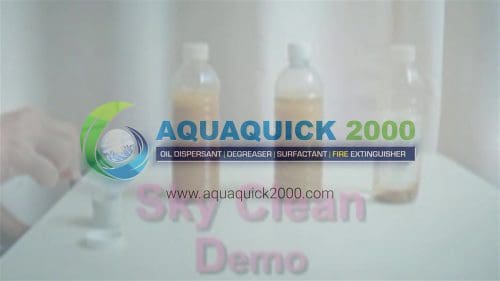 AQUAQUICK 2000 EcoH2O Fles test