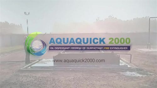 AQUAQUICK 2000 Brandblusser Branddemonstratie bij Medco