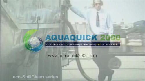 AQUAQUICK 2000 Demonstratie olielekkage op luchthaven Schiphol