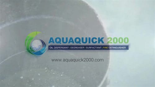 AQUAQUICK 2000 demonstratie olierampvijver in Azië