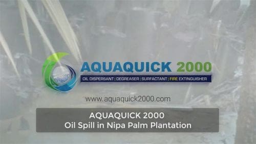 AQUAQUICK 2000 Olievervuiling in Nipa palmplantage