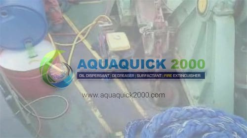 Opruimen van olielekkages in de stad Cebu met AQUAQUICK 2000 Deel 2